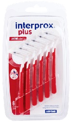 INTERPROX PLUS MINICONICO ROSSO 6 PEZZI - Farmapanda Srl
