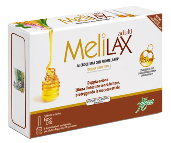 MELILAX ADULTI MICROCLISMI 6 PEZZI 10 G - Farmapanda Srl