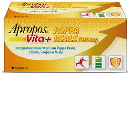 APROPOS VITA+ PAPPA REALE 500 MG 10 FLACONCINI 10 ML - Farmapanda Srl