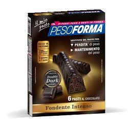 PESOFORMA BARRETTA DOUBLE DARK 6 PASTI 12 X 31 G - Farmapanda Srl