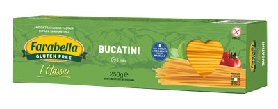 FARABELLA BUCATINI PASTA SENZA GLUTINE 250 G - Farmapanda Srl