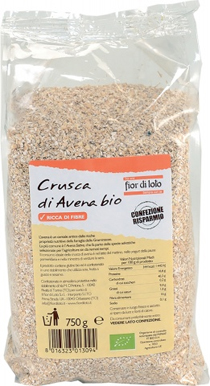 CRUSCA DI AVENA BIO 750 G - Farmapanda Srl