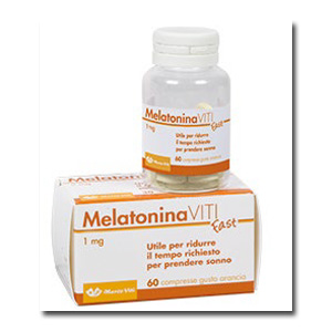 MELATONINA VITI FAST 1MG 60 COMPRESSE GUSTO ARANCIA - Farmapanda Srl