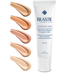 RILASTIL CAMOUFLAGE FONDOTINTA CORRETTIVO FLUIDO ELEVATA COPRENZA 50 30 ML - Farmapanda Srl