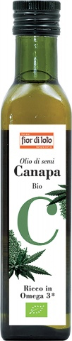 FIOR DI LOTO OLIO DI SEMI DI CANAPA BIO 250 ML - Farmapanda Srl