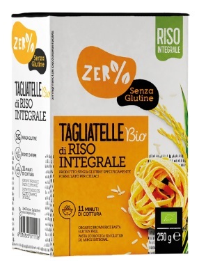 ZERO% GLUTINE TAGLIATELLE A NIDO DI RISO INTEGRALE SENZA GLUTINE BIO 250 G - Farmapanda Srl