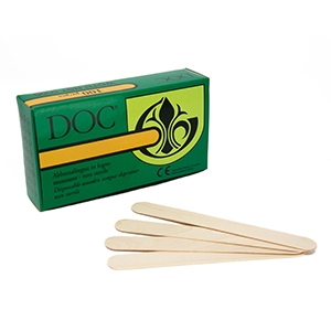 ABBASSALINGUA IN LEGNO DI BETULLA 100 PEZZI - Farmapanda Srl
