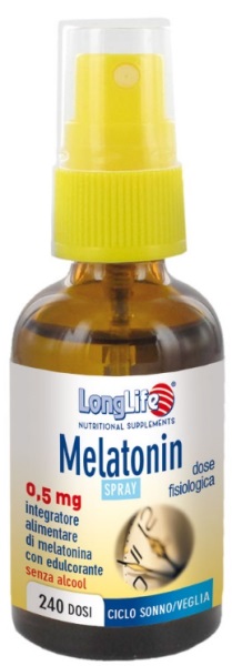 LONGLIFE MELATONIN SPRAY 0,5MG 30 ML - Farmapanda Srl