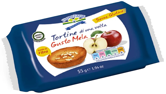 HAPPY FARM TORTINE MELA 55 G - Farmapanda Srl