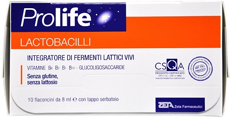 PROLIFE LACTOBACILLI 10 FLACONCINI 8 ML - Farmapanda Srl
