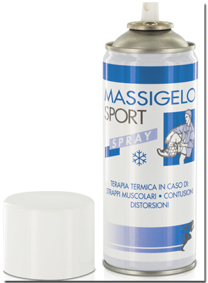 GHIACCIO ISTANTANEO MASSIGELO SPORT BOMBOLETTA SPRAY 400ML - Farmapanda Srl