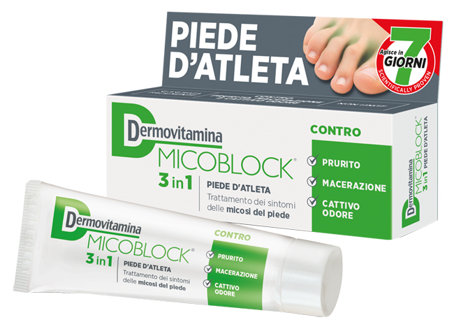 DERMOVITAMINA MICOBLOCK 3 IN 1 PIEDE D'ATLETA 30 ML - Farmapanda Srl