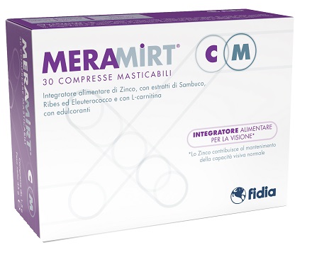 MERAMIRT CM 30 COMPRESSE MASTICABILI - Farmapanda Srl