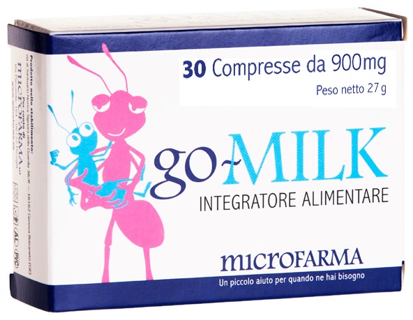 GO-MILK 30 COMPRESSE - Farmapanda Srl