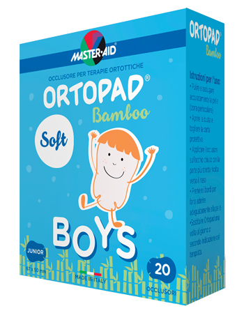 CEROTTO OCULARE PER ORTOTTICA ORTOPAD SOFT BOYS JUNIOR 20 PEZZI - Farmapanda Srl