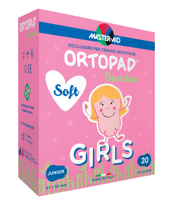 CEROTTO OCULARE PER ORTOTTICA ORTOPAD SOFT GIRLS JUNIOR 20 PEZZI - Farmapanda Srl