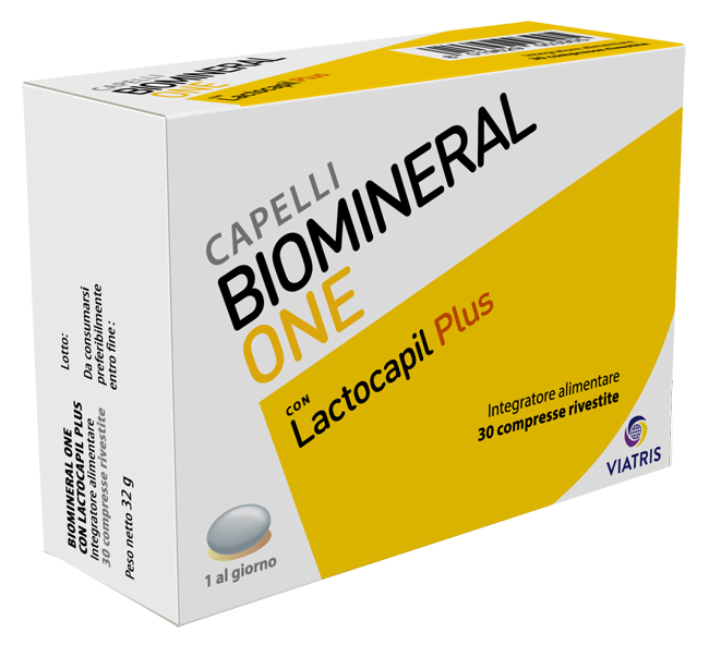 BIOMINERAL ONE LACTOCAPIL PLUS 30 COMPRESSE - Farmapanda Srl