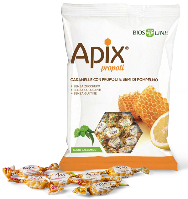 APIX PROPOLI CARAMELLA BALSAMICA 50 G BIOSLINE - Farmapanda Srl
