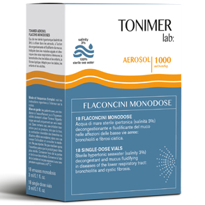 TONIMER LAB AEROSOL 18 FLACONCINI 3 ML MONODOSE - Farmapanda Srl