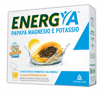 ENERGYA PAPAYA MAGNESIO POTASSIO 14 BUSTINE - Farmapanda Srl