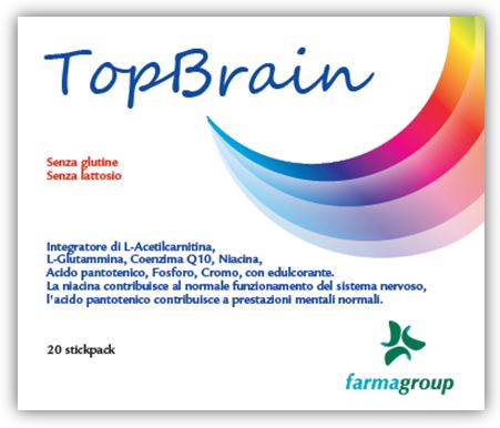 TOPBRAIN 20 STICK 4,5 G - Farmapanda Srl