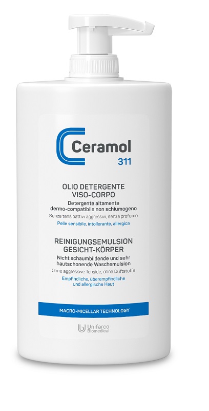 CERAMOL 311 OLIO DETERGENTE VISO/CORPO 400 ML - Farmapanda Srl