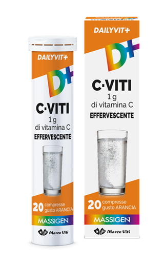 MASSIGEN VITAMINA C 1G EFFERVESCENTE 20 COMPRESSE - Farmapanda Srl