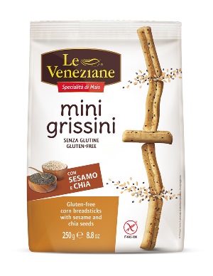 LE VENEZIANE MINI GRISSINI SESAMO E CHIA 250 G - Farmapanda Srl