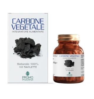 CARBONE VEGETALE 100 COMPRESSE - Farmapanda Srl