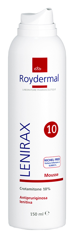 LENIRAX 10 MOUSSE DERMATOLOGICA CROTAMITONE 10% 150 ML - Farmapanda Srl