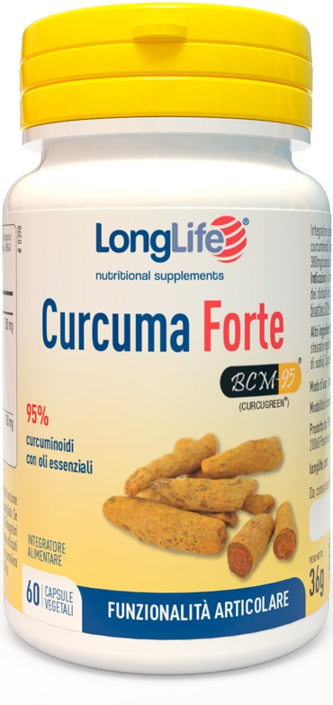 LONGLIFE CURCUMA FORTE 60 CAPSULE VEGETALI - Farmapanda Srl
