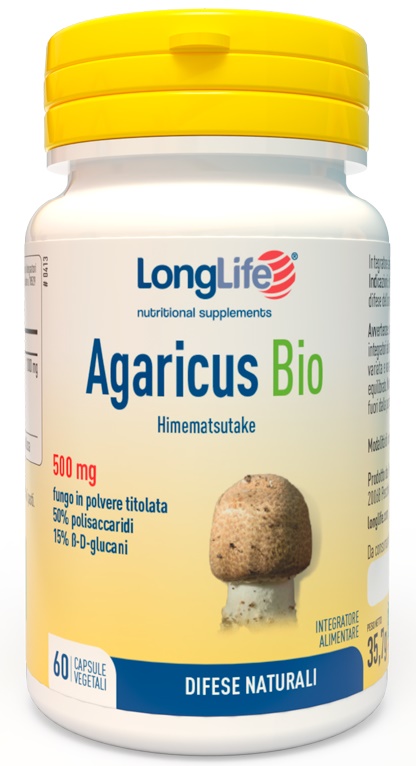 LONGLIFE AGARICUS BIO 60 CAPSULE VEGETALI - Farmapanda Srl