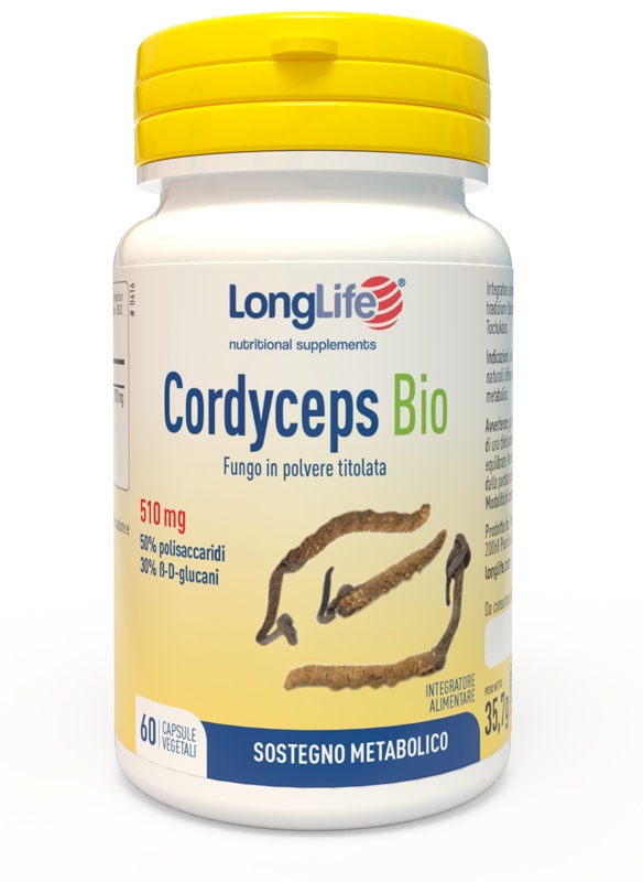 LONGLIFE CORDYCEPS BIO 60 CAPSULE - Farmapanda Srl