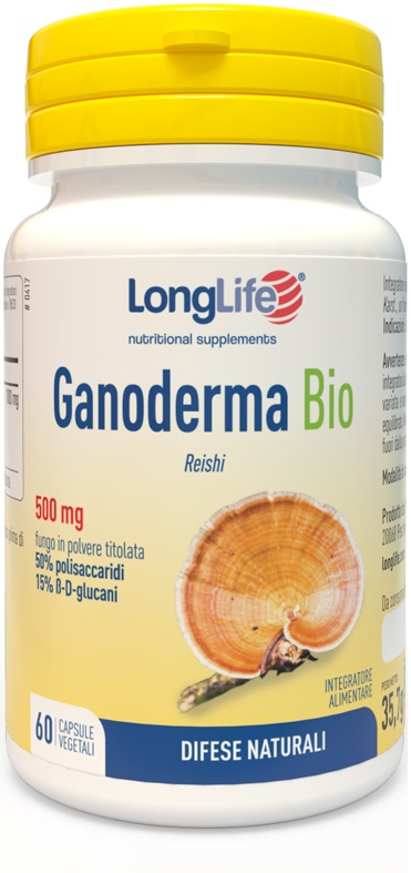 LONGLIFE GANODERMA BIO 60 CAPSULE - Farmapanda Srl