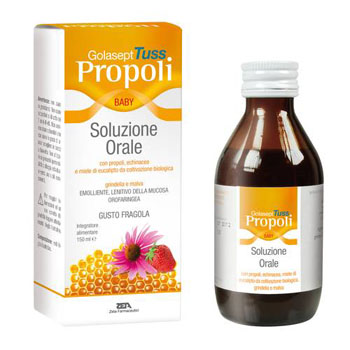 GOLASEPT TUSS PROPOLI BABY SOLUZIONE ORALE 150 ML - Farmapanda Srl