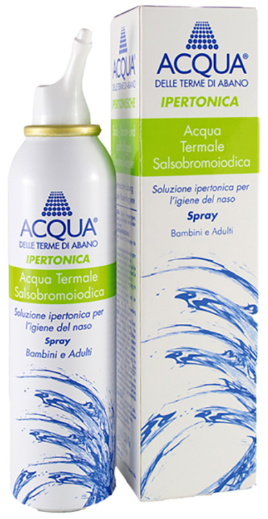 ACQUA DELLE TERME DI ABANO IPERTONICA SPRAY IRRIGAZIONE NASALE 125 ML - Farmapanda Srl