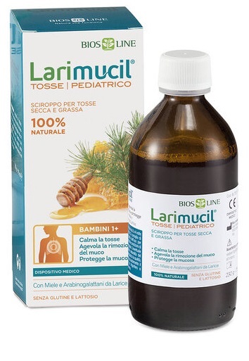 LARIMUCIL TOSSE PEDIATRICO 1+ SCIROPPO 175 ML CE 0426 230 G - Farmapanda Srl