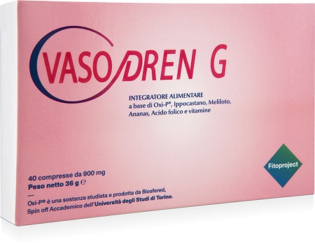 VASODREN G 40 COMPRESSE DA 900 MG - Farmapanda Srl