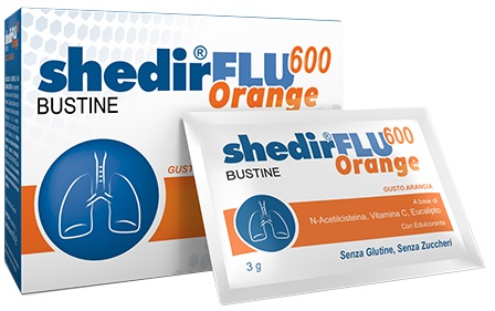 SHEDIRFLU 600 ORANGE 20 BUSTINE - Farmapanda Srl