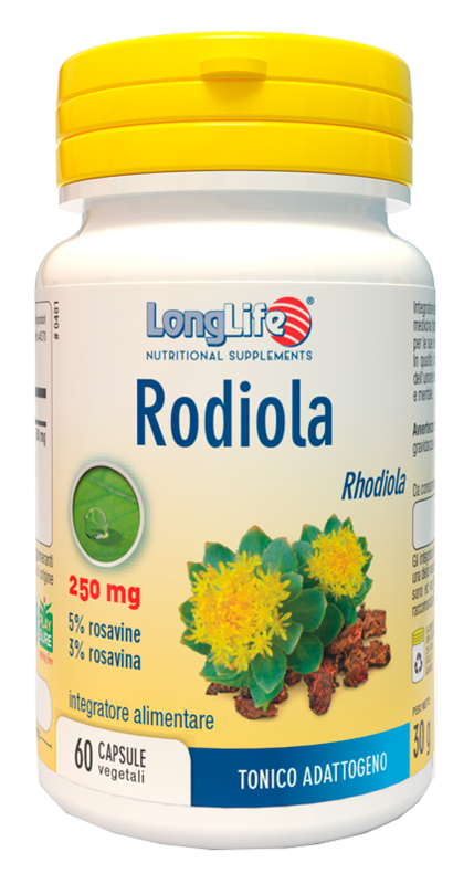 LONGLIFE RODIOLA 60 CAPSULE VEGETALI - Farmapanda Srl