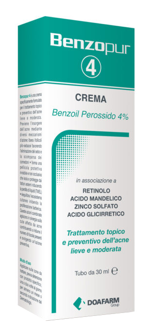 BENZOPUR 4 CREMA 30 ML - Farmapanda Srl