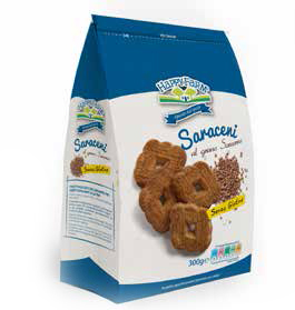HAPPY FARM BISCOTTI SARACENI 300 G - Farmapanda Srl