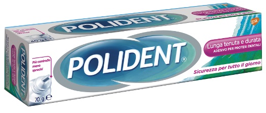 ADESIVO PROTESI DENTALI POLIDENT LUNGA TENUTA 70 G - Farmapanda Srl