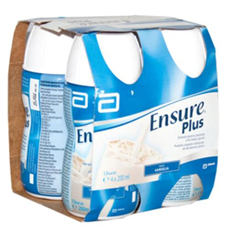 ENSURE PLUS VANIGLIA 4 BOTTIGLIE DA 200 ML - Farmapanda Srl