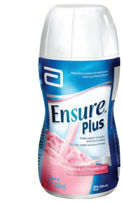ENSURE PLUS FRAGOLA 4 BOTTIGLE DA 200 ML - Farmapanda Srl