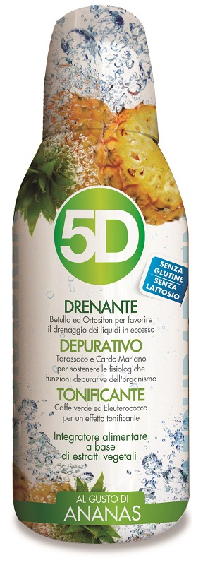 5D SLEEVERATO ANANAS 500 ML - Farmapanda Srl