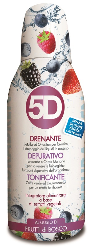 5D SLEEVERATO FRUTTI DI BOSCO 500 ML - Farmapanda Srl