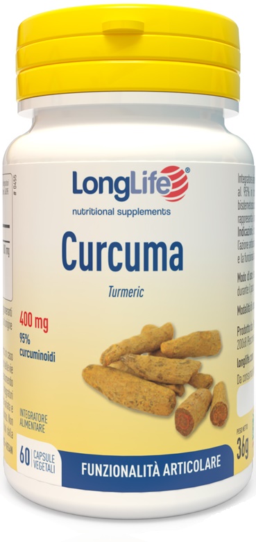 LONGLIFE CURCUMA 60 CAPSULE VEGETALI - Farmapanda Srl