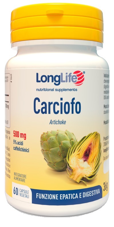 LONGLIFE CARCIOFO 60 CAPSULE VEGETALI - Farmapanda Srl