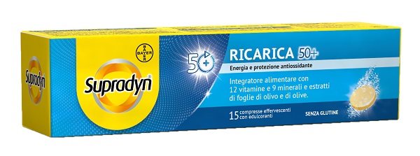 SUPRADYN RICARICA 50+ 15 COMPRESSE EFFERVESCENTI - Farmapanda Srl